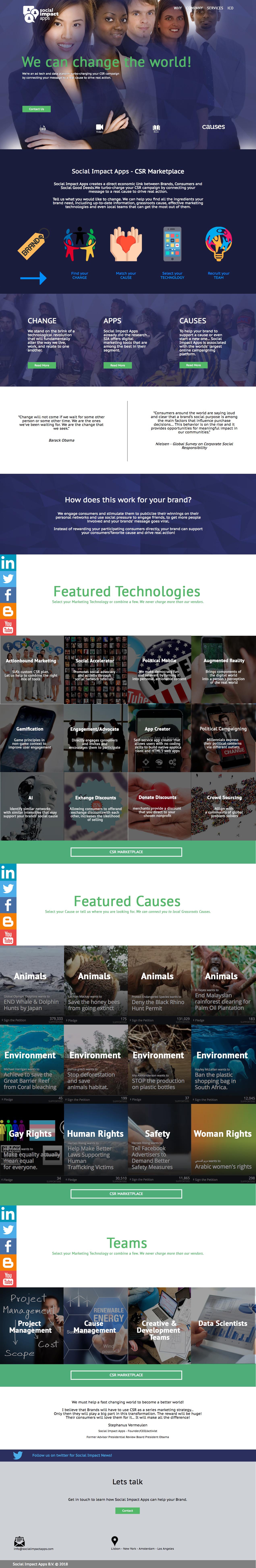 Social Impact Apps